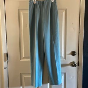 Lafayette New York aqua wool pants